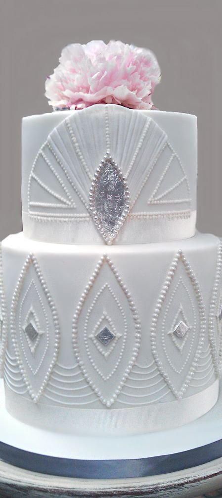 Art Deco Wedding ● Cake
