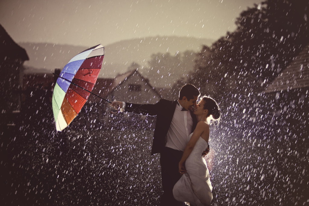 Rainy wedding day 2