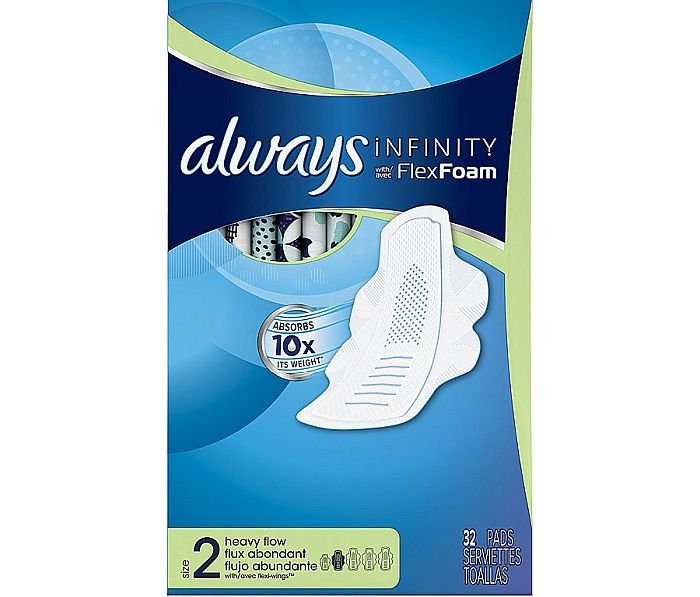 Best pads for heavy periods (with wings)? Always Infinity, of course!
