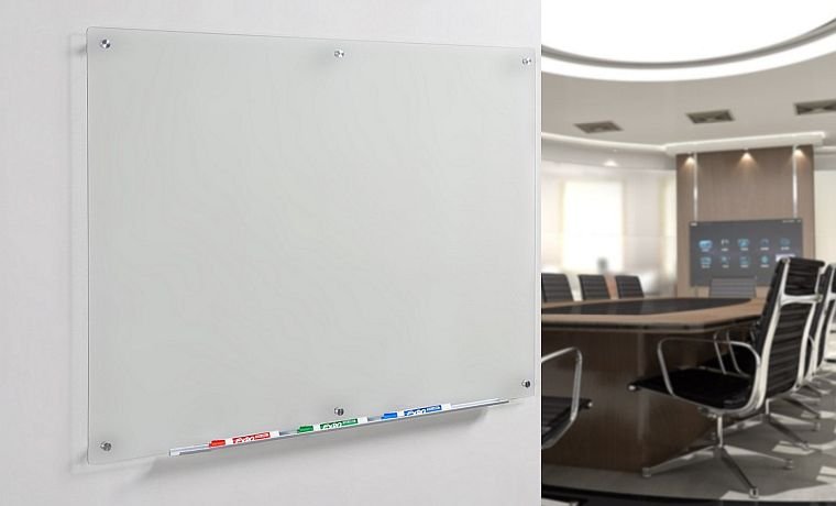 Best glass whiteboard: less prone to smudges, ink trails, and way more durable as a whole.