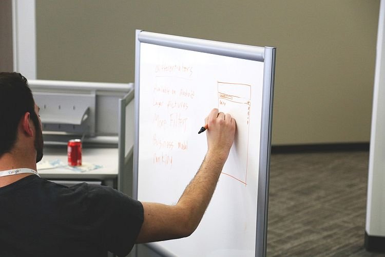 A good whiteboard will streamline your thoughts and help with idea generation or brainstorming sessions.