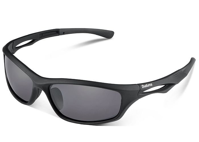 Sports glasses work extremely well with bald heads. Their elongated shape makes them a great pick especially for oval faces.