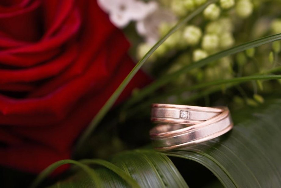 Rose Gold Wedding Rings