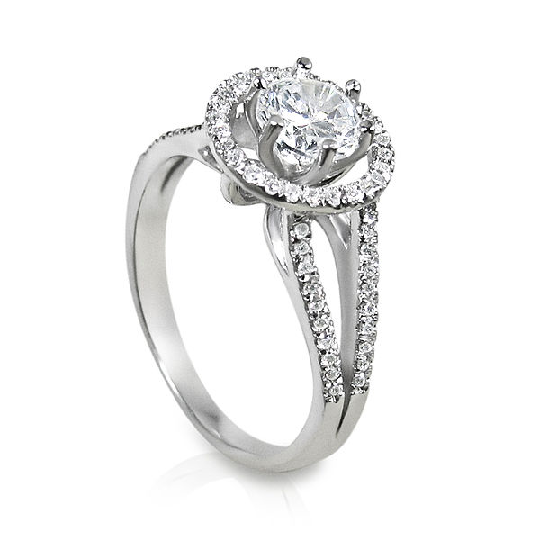 White Gold Engagement Ring