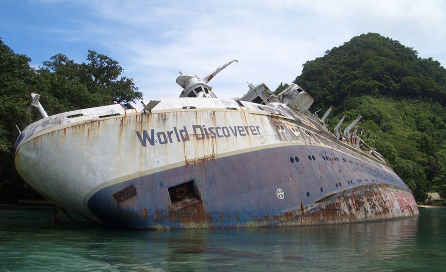 World Discoverer Shipwreck